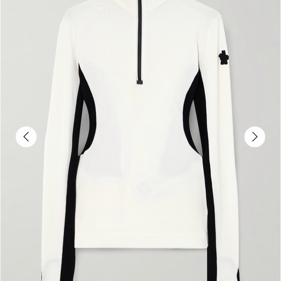 Moncler Black and White Women's Jersey Base Laysr